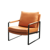 Alain Luxury Leather Office Accent Lounge Armchair - Gavisco Office Furniture